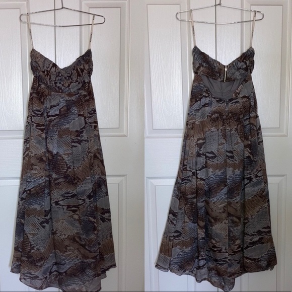 L’agence Strapless Python Snake Print Dress - Picture 5 of 10